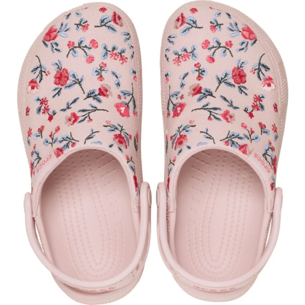 Classic Crafted Floral Clog (Cotton Candy) - Picture 2 of 4
